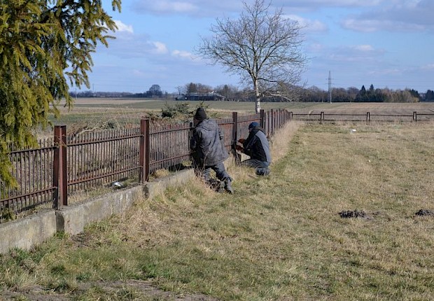 Zakończenie 1 etapu prac na cmentarzu parafialnym