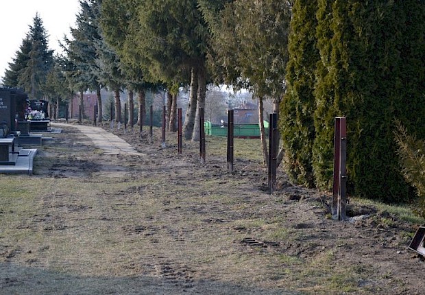 Zakończenie 1 etapu prac na cmentarzu parafialnym