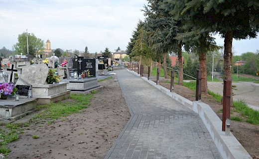 Zakończenie 1 etapu prac na cmentarzu parafialnym