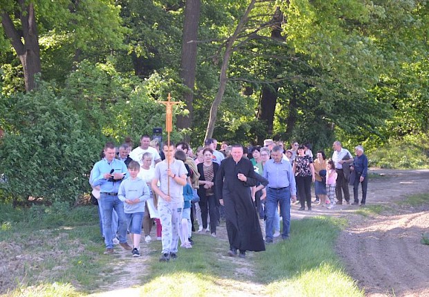 Pielgrzymka do Matki Bożej w lesie
