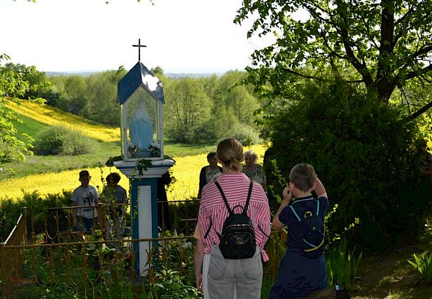 Pielgrzymka do Matki Bożej w lesie