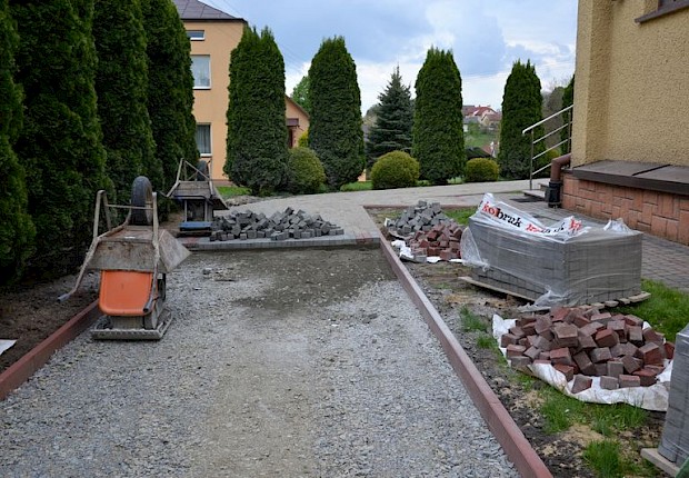 Prace przy kościele parafialnym - 2 etap