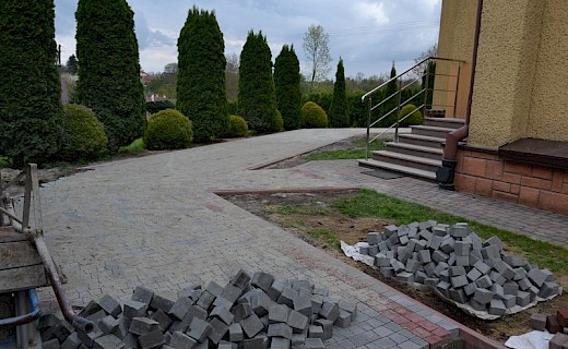 Prace przy kościele parafialnym - 2 etap