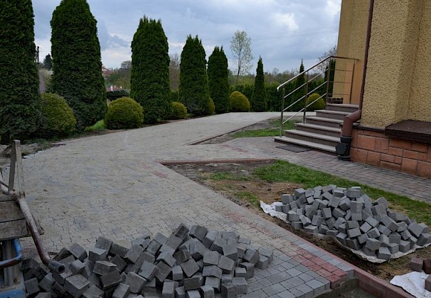 Prace przy kościele parafialnym - 2 etap