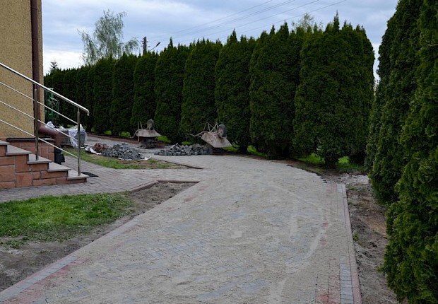 Prace przy kościele parafialnym - 2 etap