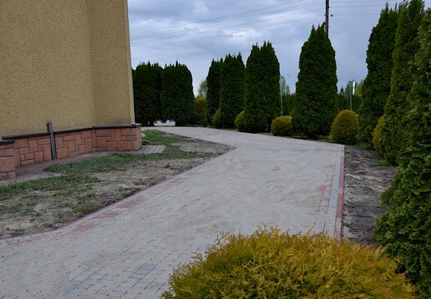 Prace przy kościele parafialnym - 2 etap