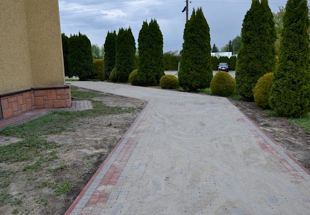 Prace przy kościele parafialnym - 2 etap