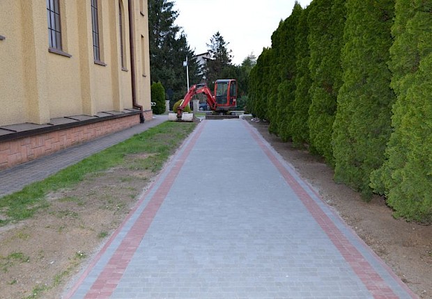 Prace przy kościele parafialnym - 2 etap