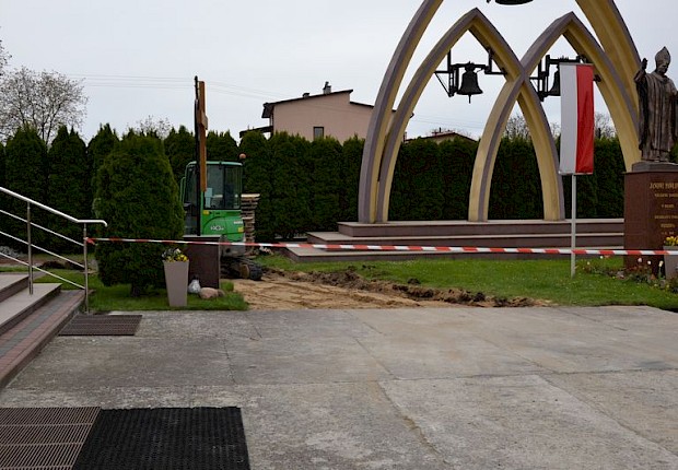Prace przy kościele parafialnym - 2 etap