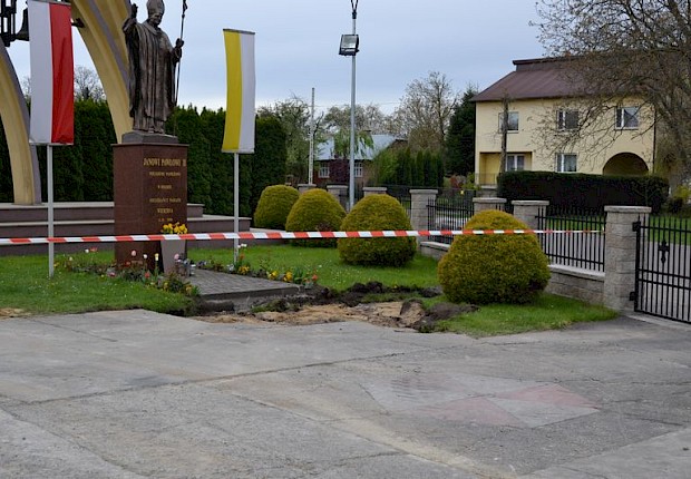 Prace przy kościele parafialnym - 2 etap