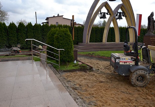 Prace przy kościele parafialnym - 2 etap