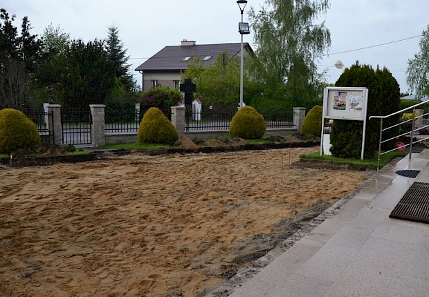 Prace przy kościele parafialnym - 2 etap