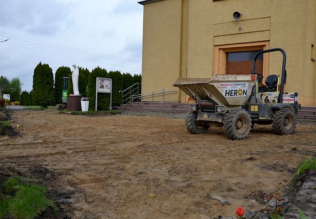 Prace przy kościele parafialnym - 2 etap