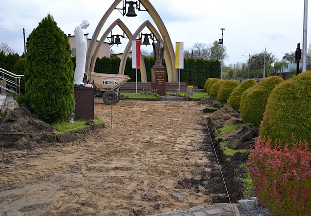 Prace przy kościele parafialnym - 2 etap