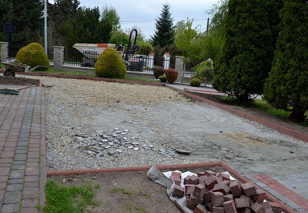 Prace przy kościele parafialnym - 2 etap