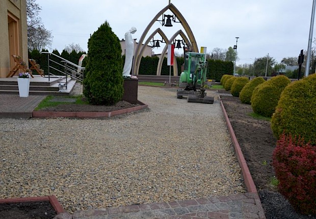 Prace przy kościele parafialnym - 2 etap