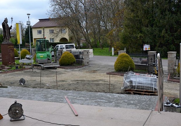 Prace przy kościele parafialnym - 2 etap