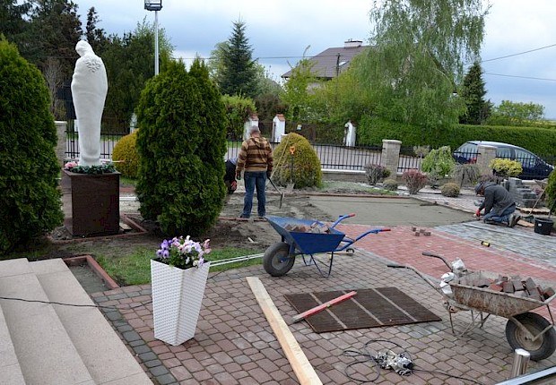 Prace przy kościele parafialnym - 2 etap