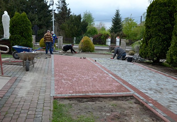 Prace przy kościele parafialnym - 2 etap