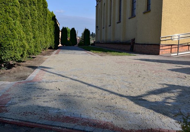 Prace przy kościele parafialnym - 2 etap