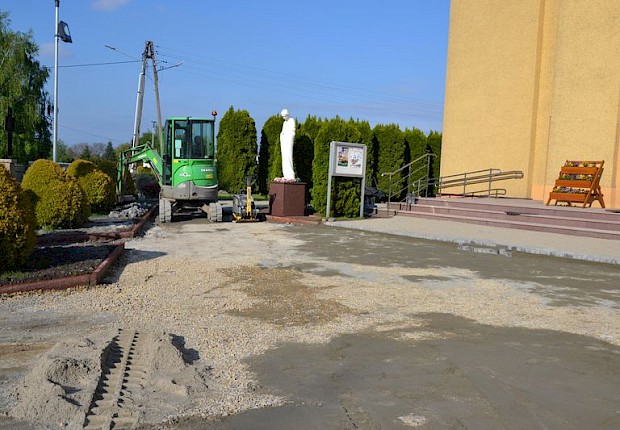 Prace przy kościele parafialnym - 2 etap