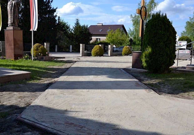 Prace przy kościele parafialnym - 2 etap