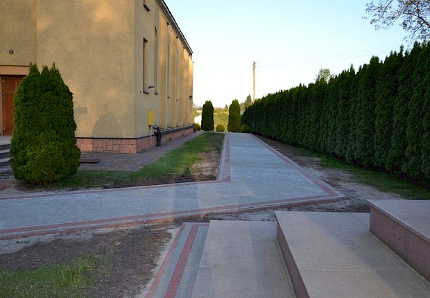 Prace przy kościele parafialnym - 2 etap