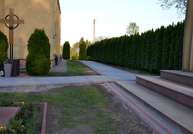 Prace przy kościele parafialnym - 2 etap