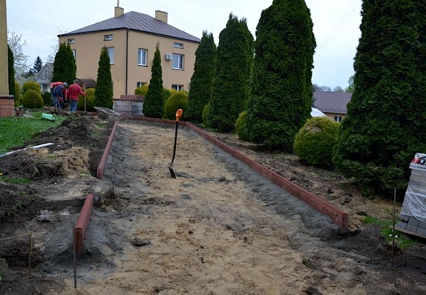 Prace przy kościele parafialnym - 1 etap