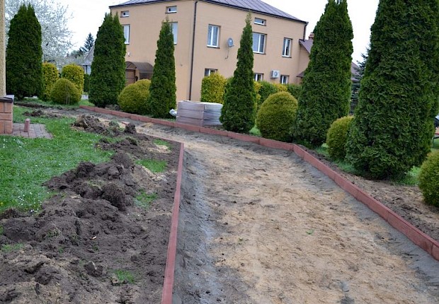 Prace przy kościele parafialnym - 1 etap