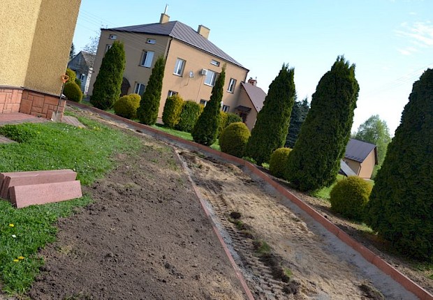 Prace przy kościele parafialnym - 1 etap