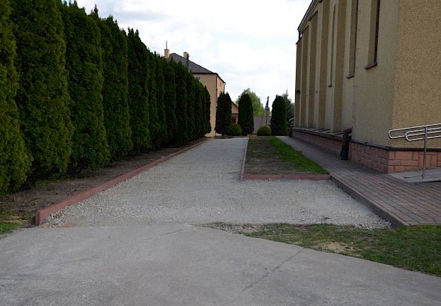 Prace przy kościele parafialnym - 1 etap