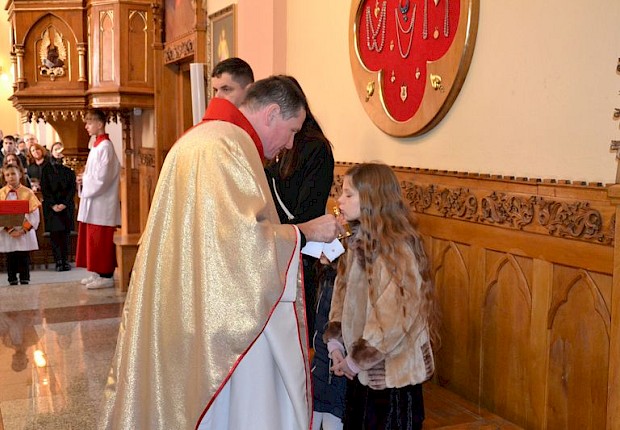 Wprowadzenie relikwii bł. rodziny Ulm&oacute;w