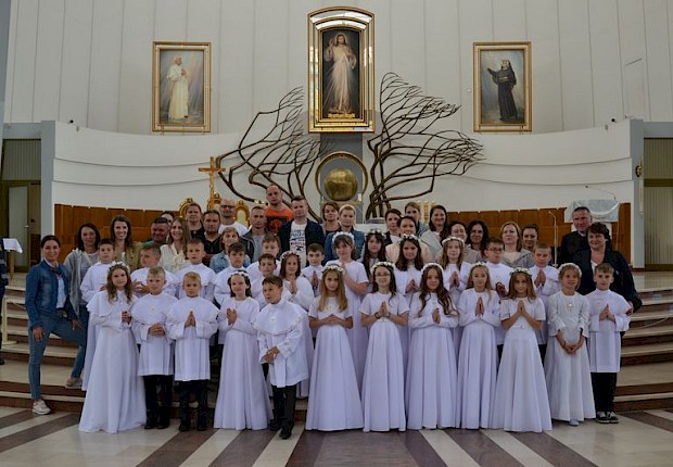 Pielgrzymka dzieci komunijnych