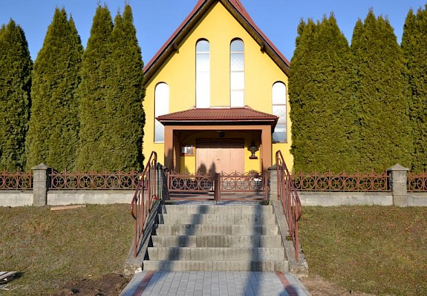 Prace przy kościele w Ożańsku (I etap)