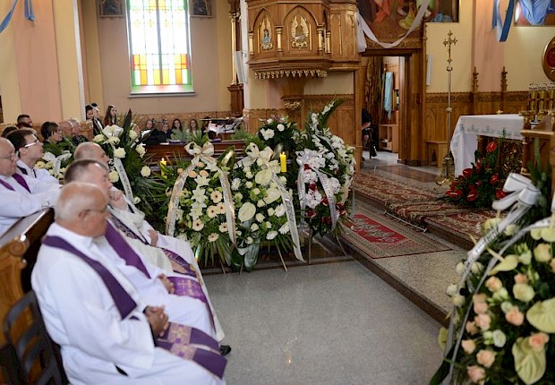 Pogrzeb śp. ks. kan. Henryka Stopy