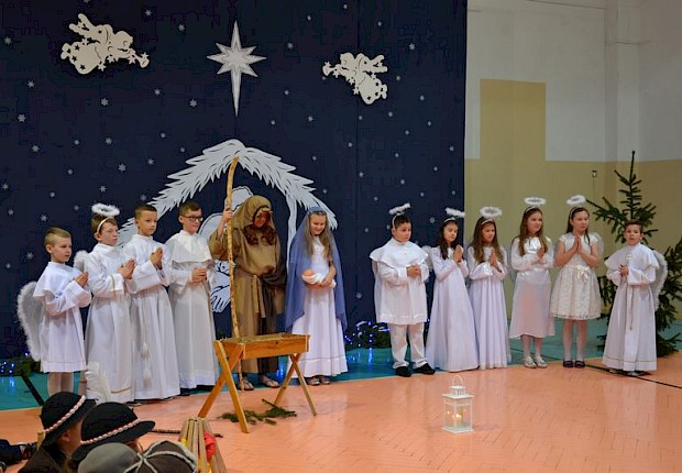 Kiermasz bożonarodzeniowy - jasełka