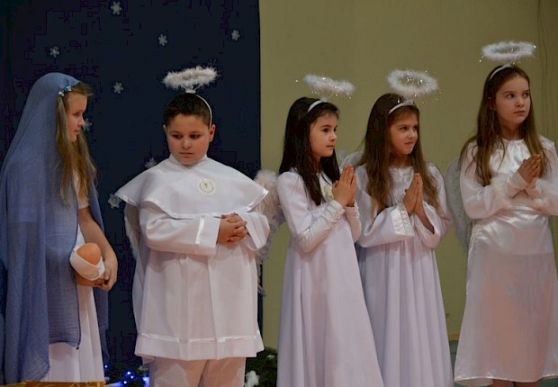 Kiermasz bożonarodzeniowy - jasełka