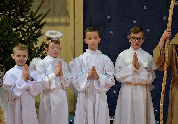 Kiermasz bożonarodzeniowy - jasełka