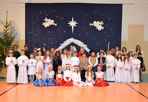Kiermasz bożonarodzeniowy - jasełka