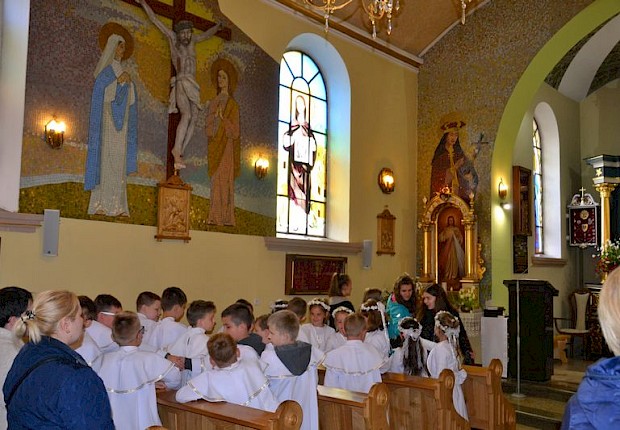 Pielgrzymka dzieci komunijnych do Sanktuarium Matki Bożej Pięknej Miłości
