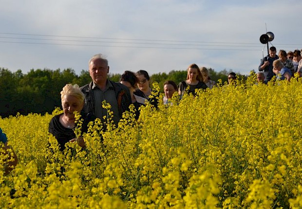 Pielgrzymka do Matki Bożej w lesie