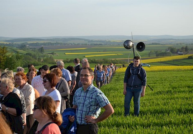 Pielgrzymka do Matki Bożej w lesie