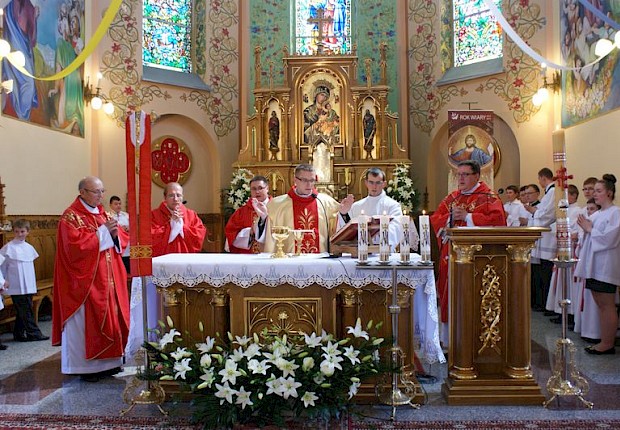Msza prymicyjna ks. Łukasza Hołub