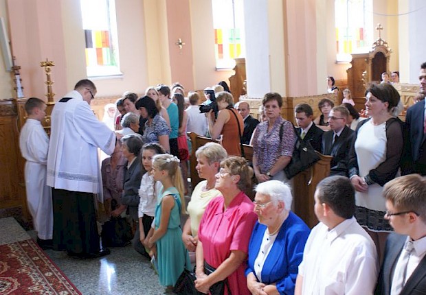 Msza prymicyjna ks. Łukasza Hołub