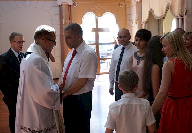 Przyjęcie prymicyjne ks. Łukasza Hołub
