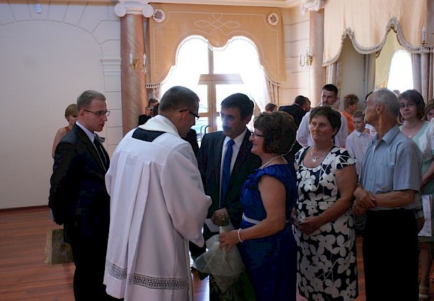 Przyjęcie prymicyjne ks. Łukasza Hołub
