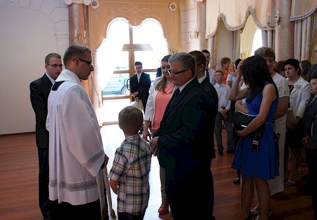 Przyjęcie prymicyjne ks. Łukasza Hołub