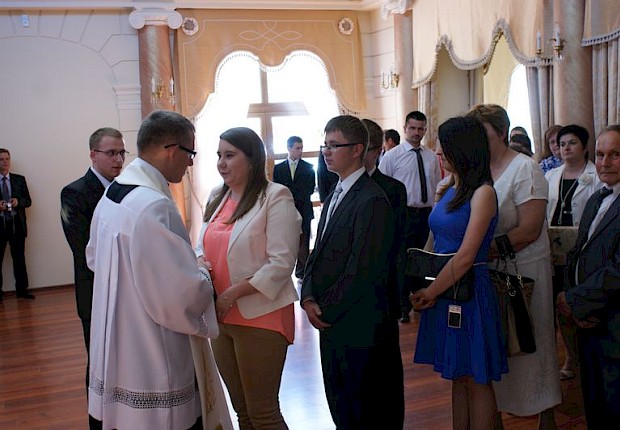 Przyjęcie prymicyjne ks. Łukasza Hołub