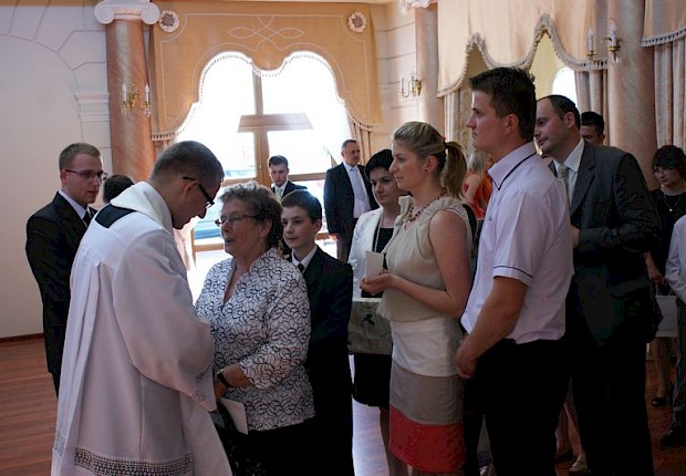Przyjęcie prymicyjne ks. Łukasza Hołub